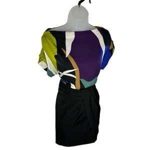 Diane, Von  Furstenburg Color Block Pattern Dress